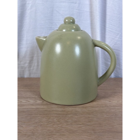 Other - MSRF, Inc Ceramic Coffee Pot Tea Pot Green Lidded Pottery